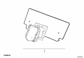 Ski bag — BMW E36 factory diagram