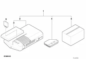 Remote control version 2 — BMW E36 factory diagram