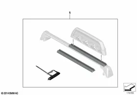 Support-tube heightening — BMW E36 factory diagram