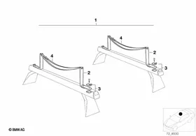Universal support — BMW E36 factory diagram