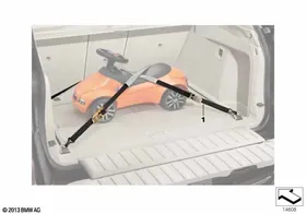 Boot lashing strap — BMW E36 factory diagram