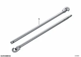 Tow-bar — BMW E36 factory diagram