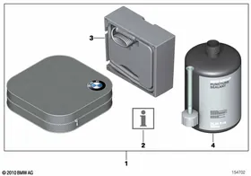 Tyre mobility set — BMW E36 factory diagram