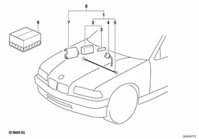 Multiple start interruption — BMW E36 factory diagram