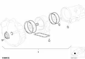 A4S 270R/310R rep. kit conv. housing — BMW E36 factory diagram