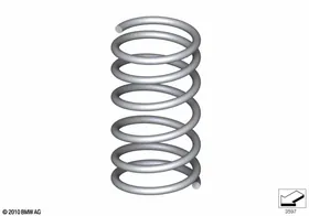 Coil spring, front — BMW E36 factory diagram