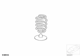 Set coil springs — BMW E36 factory diagram