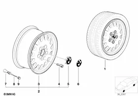 BMW-styling (styl.6) — BMW E36 factory diagram