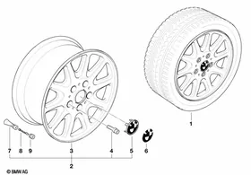 Classic-styling (styl.25) — BMW E36 factory diagram