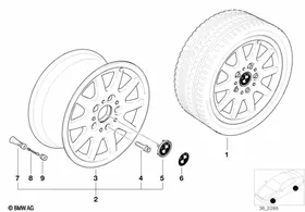 BMW-styling (styl.28) — BMW E36 factory diagram