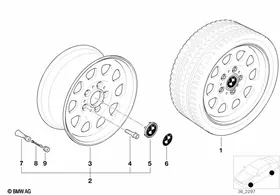 BMW-styling II (styl.34) — BMW E36 factory diagram
