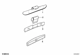 Balance weight, lead — BMW E36 factory diagram
