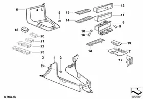 Storing partition — BMW E36 factory diagram