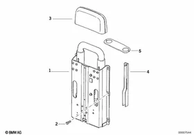 Rollover protection system — BMW E36 factory diagram