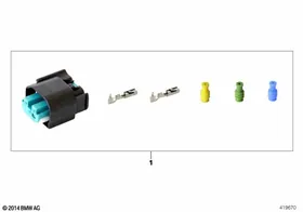 Repair kit, socket housing, 3-pin — BMW E36 factory diagram