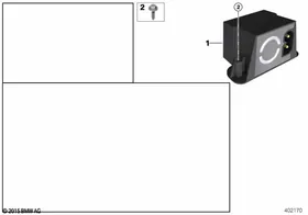 control units, modules, sensors, relays — BMW E36 factory diagram
