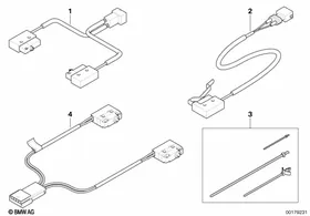 Various micro switches — BMW E36 factory diagram