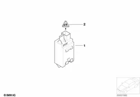 Sensor f. AUC — BMW E36 factory diagram