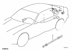 Supplementary parts 2.componente — BMW E36 factory diagram