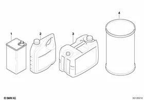 Gearbox oil — BMW E36 factory diagram