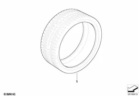 Summer tyres — BMW E36 factory diagram