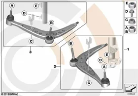 Service kit control arm / Value Line — BMW E36 factory diagram