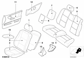 Individual series 99 variant 5, PA304 — BMW E36 factory diagram