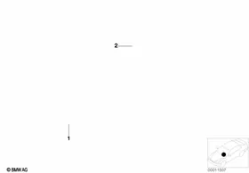 Individual handbrake lever and cover — BMW E36 factory diagram