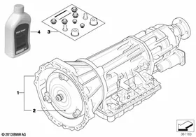 Automatic gearbox A5S300J — BMW E36 factory diagram