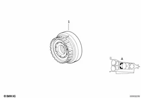 A5S310Z drive clutch A — BMW E36 factory diagram