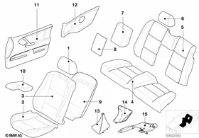 Individual series 98 Italy, PA246 — BMW E36 factory diagram