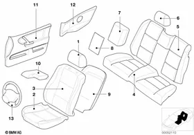 Individual series 99 Great Britain,PA322 — BMW E36 factory diagram