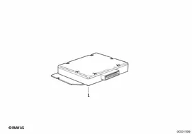 Control unit — BMW E36 factory diagram