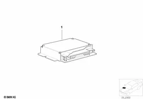 Programmed SMG control unit — BMW E36 factory diagram