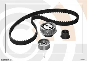Service kit, toothed belt / Value Line — BMW E36 factory diagram