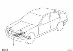 Hydro steering-installation kit — BMW E36 factory diagram
