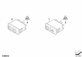Authorities package — BMW E36 factory diagram