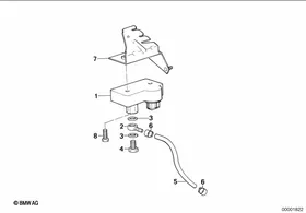 Control units Diesel — BMW E36 factory diagram