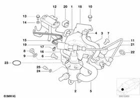 CNG unit — BMW E36 factory diagram