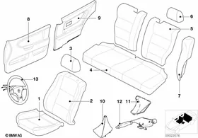 Indiv. Series 97 "Young at Heart", PA228 — BMW E36 factory diagram