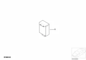 Various control units — BMW E36 factory diagram