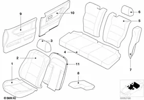 Individual series 99 England PA321 — BMW E36 factory diagram