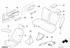 Individual series 97/98 Italy, PA245 — BMW E36 factory diagram