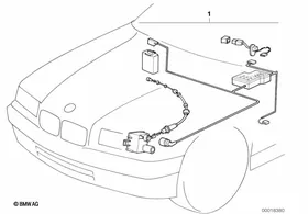 Cruise control kit — BMW E36 factory diagram
