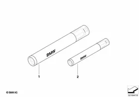 LED Flashlight — BMW E36 factory diagram