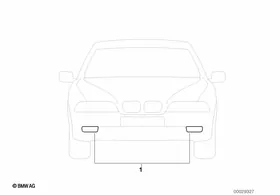 Foglight Kit — BMW E36 factory diagram