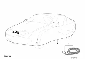 Ultralon Car Cover — BMW E36 factory diagram
