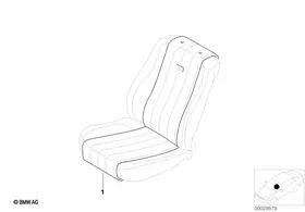 Sheepskin SeatVest — BMW E36 factory diagram