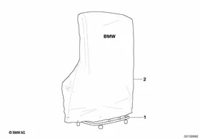 Rack hardtop / with cover — BMW E36 factory diagram