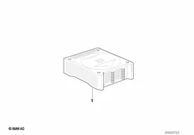 Six Disc CD Magazine — BMW E36 factory diagram